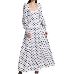 Caroline Constas Elliot Polkadot Dress